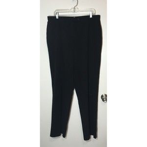 JM Collection Women's 16w Black Slacks Button/Zip front.